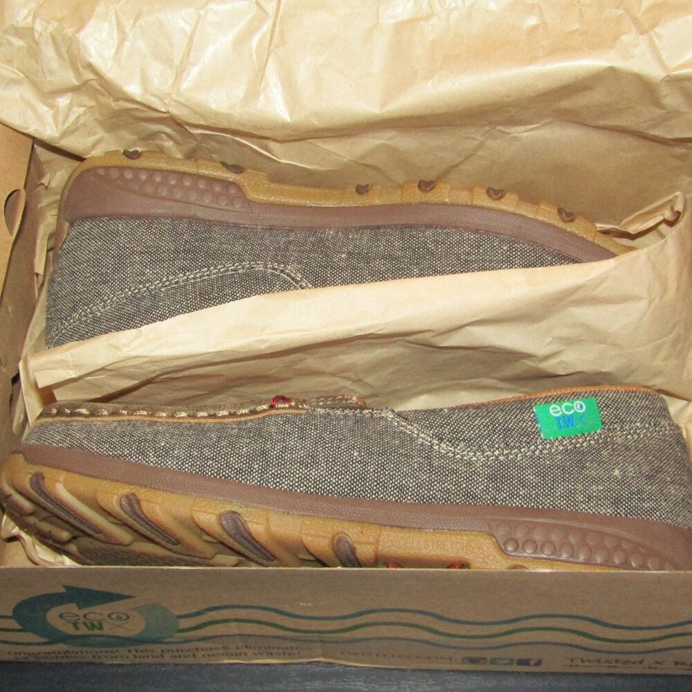 Twisted X Women’s Slip-On Driving Moc with CellStretch WXC0006, Size 6.5M